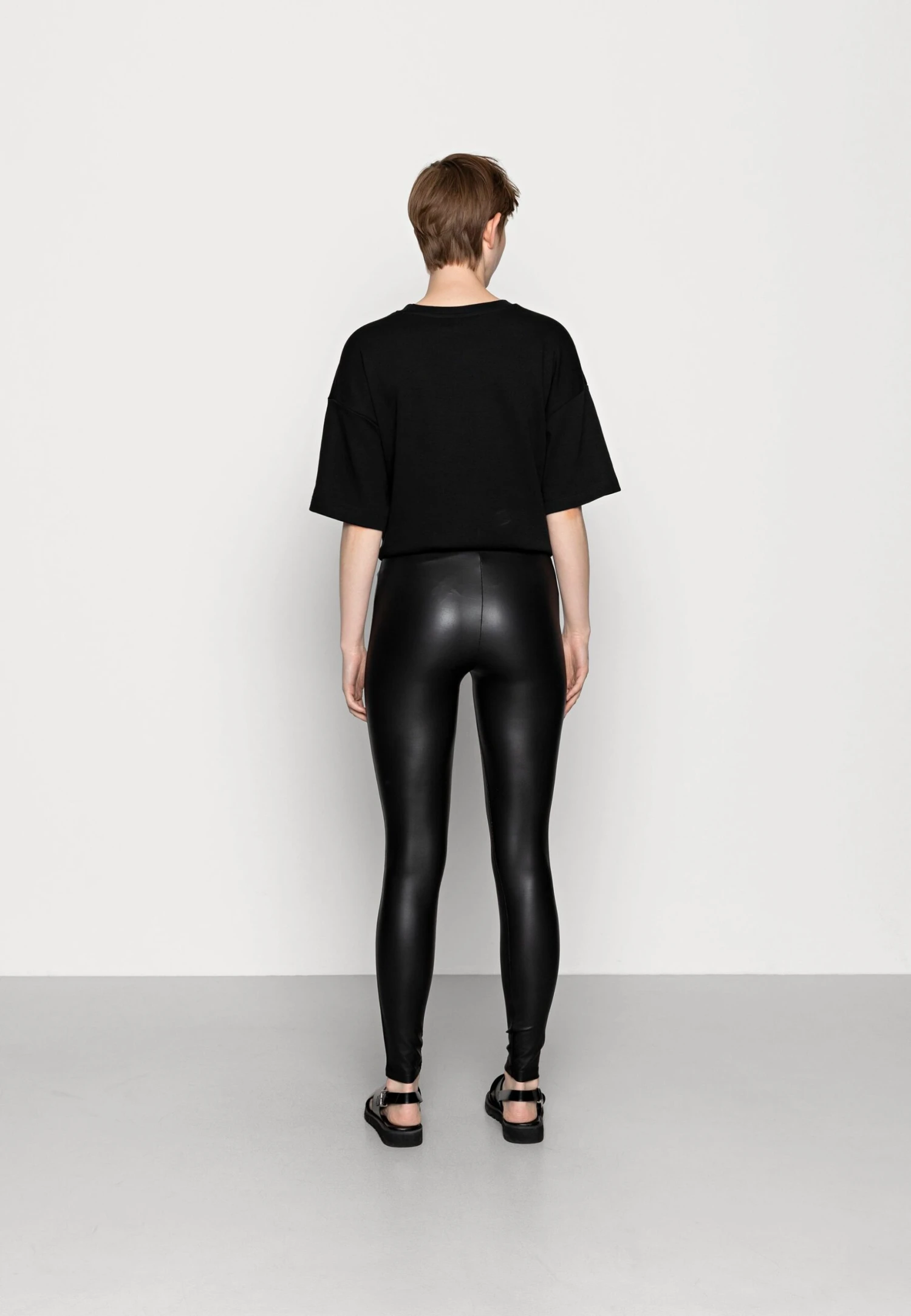 Even&Odd Wet Look Leggings - Legging - Black 5 Even&Odd Wet Look Leggings - Legging - Black - Afbeelding 3