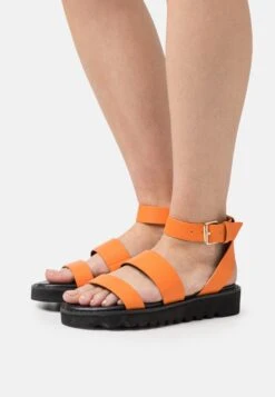 Sandalen Met Plateauzool - Orange
