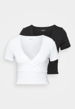2 Pack - T-Shirt Basic - Black/White