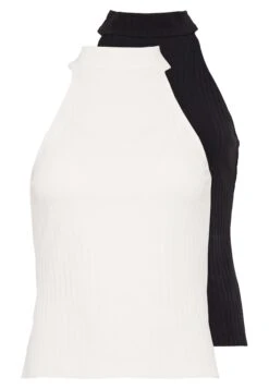Even&Odd 2 Pack - Top - Off-White/Black