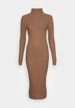 Gebreide Jurk - Mottled Dark Brown