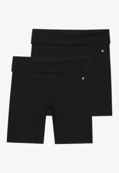 2 PACK HIGH WAIST CYCLING SHORTS WITH FOLDED WAISTBAND - Shorts - Black 10 2 PACK HIGH WAIST CYCLING SHORTS WITH FOLDED WAISTBAND - Shorts - Black -Even&Odd 0d34ce15bced480a83053b0c7b8221ba
