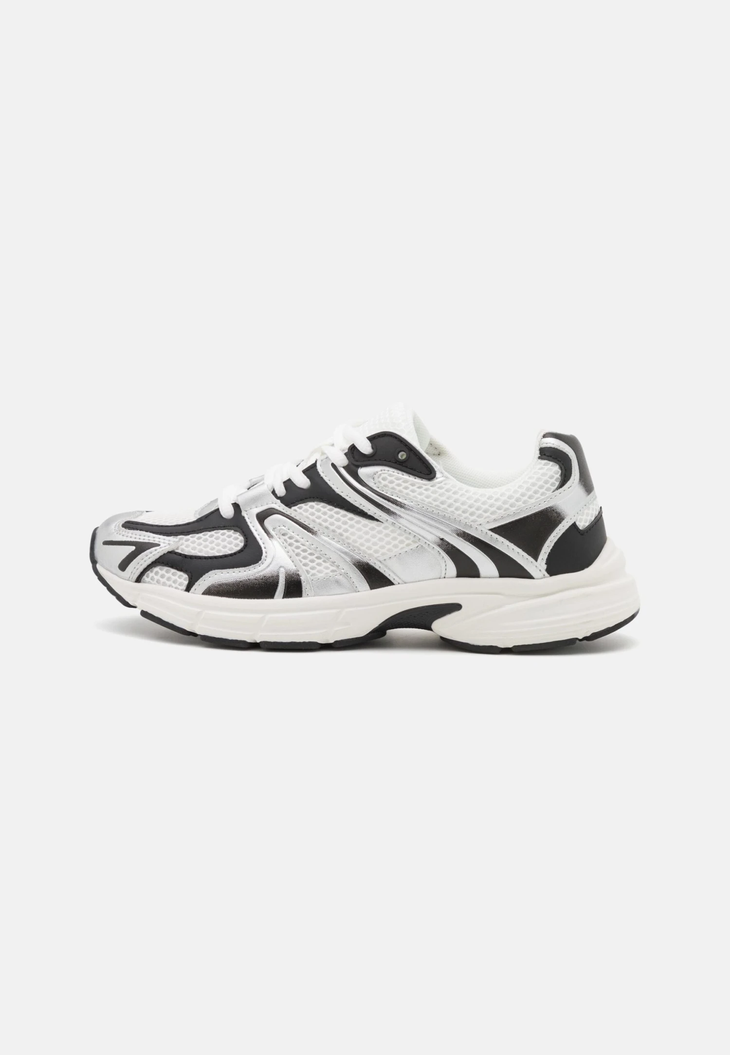 Even&Odd Sneakers Laag - Black/Silver 4 Even&Odd Sneakers Laag - Black/Silver - Afbeelding 2