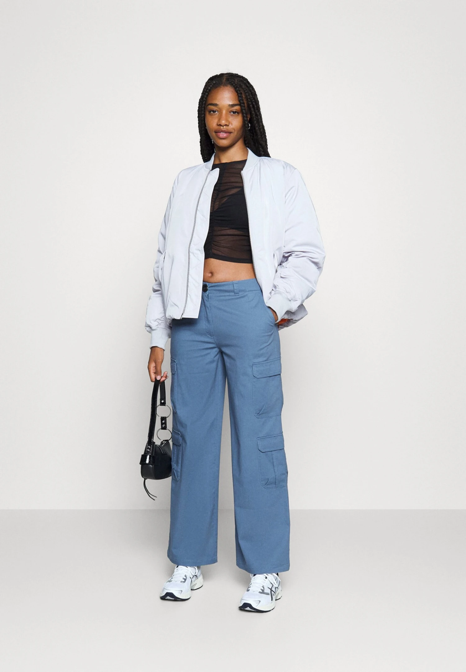 Even&Odd Cargobroek - Blue 4 Even&Odd Cargobroek - Blue - Afbeelding 2