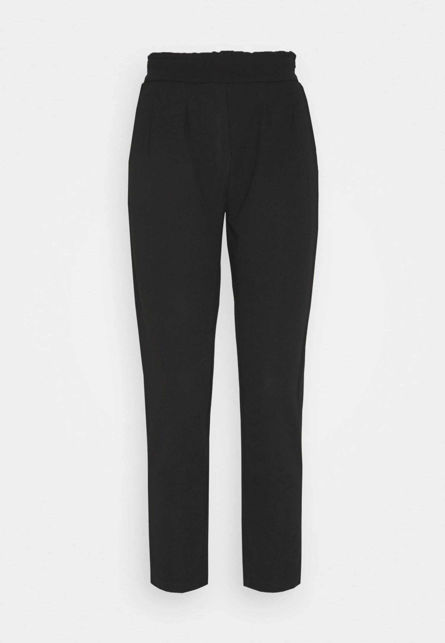 Even&Odd Paperbag Waist Tapered Trousers - Broek - Black 6 Even&Odd Paperbag Waist Tapered Trousers - Broek - Black - Afbeelding 4