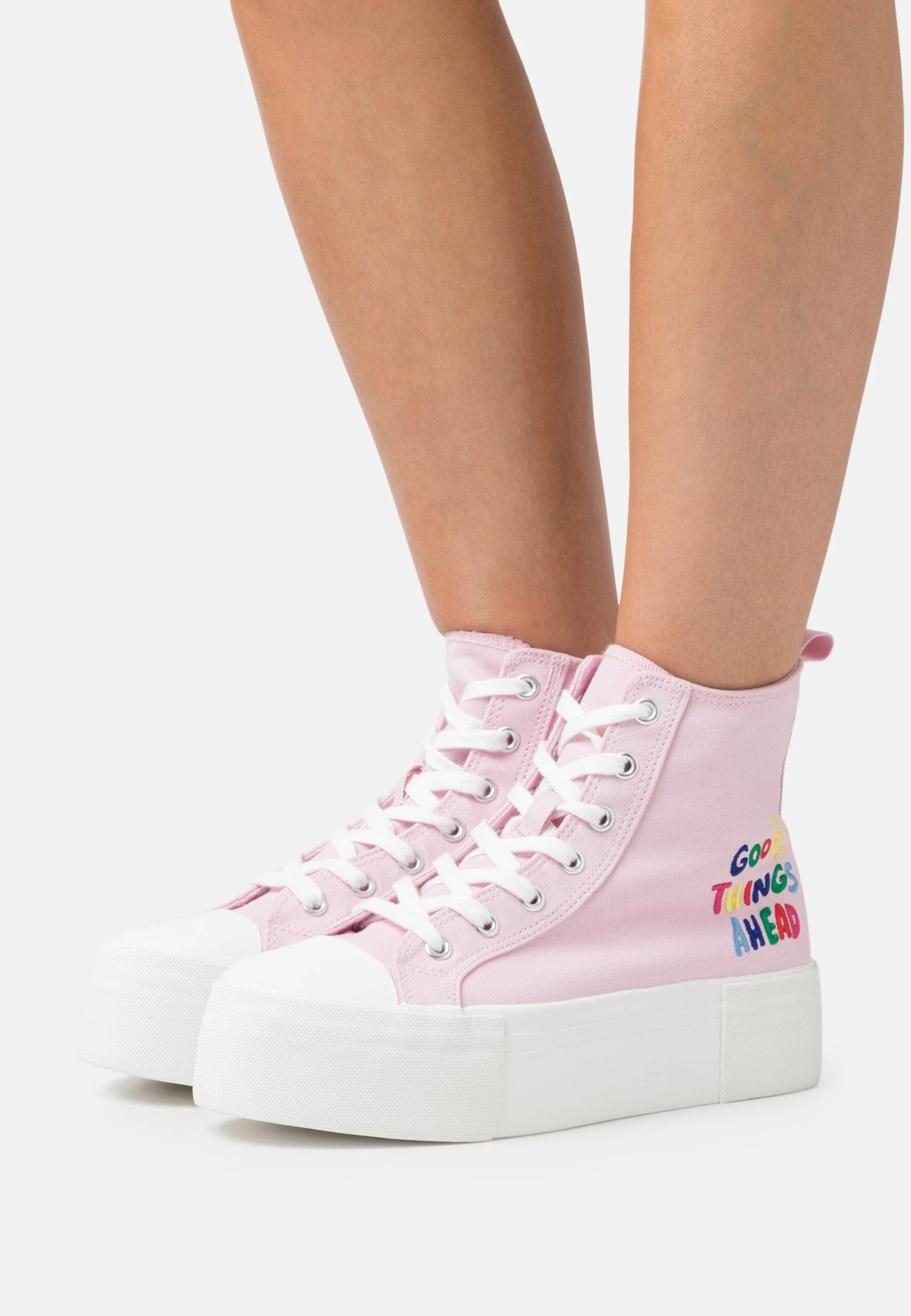 Even&Odd Sneakers Hoog - Pink 3 Even&Odd Sneakers Hoog - Pink