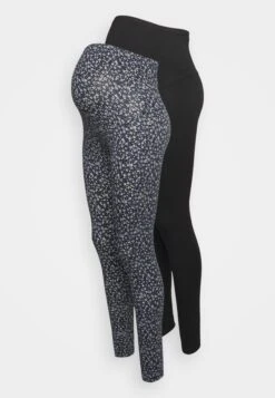 Printed 2 Pack - Legging - Black/ Dark Blue 12 Printed 2 Pack - Legging - Black/ Dark Blue -Even&Odd 11ae240536b04b20b9cdd05eb61a7c65