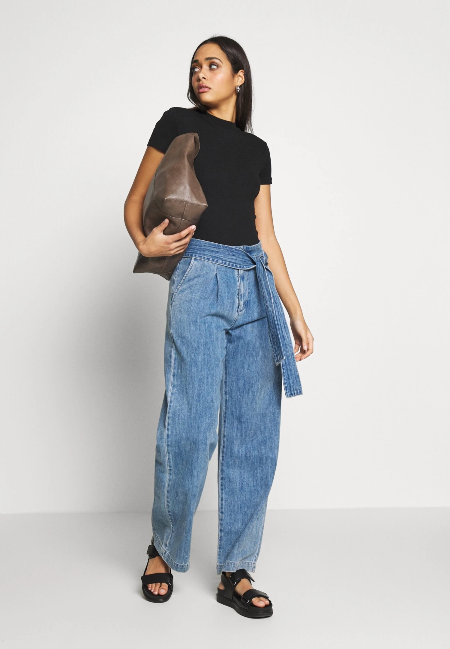 Even&Odd T-Shirt Basic -Black 4 Even&Odd T-Shirt Basic -Black - Afbeelding 2