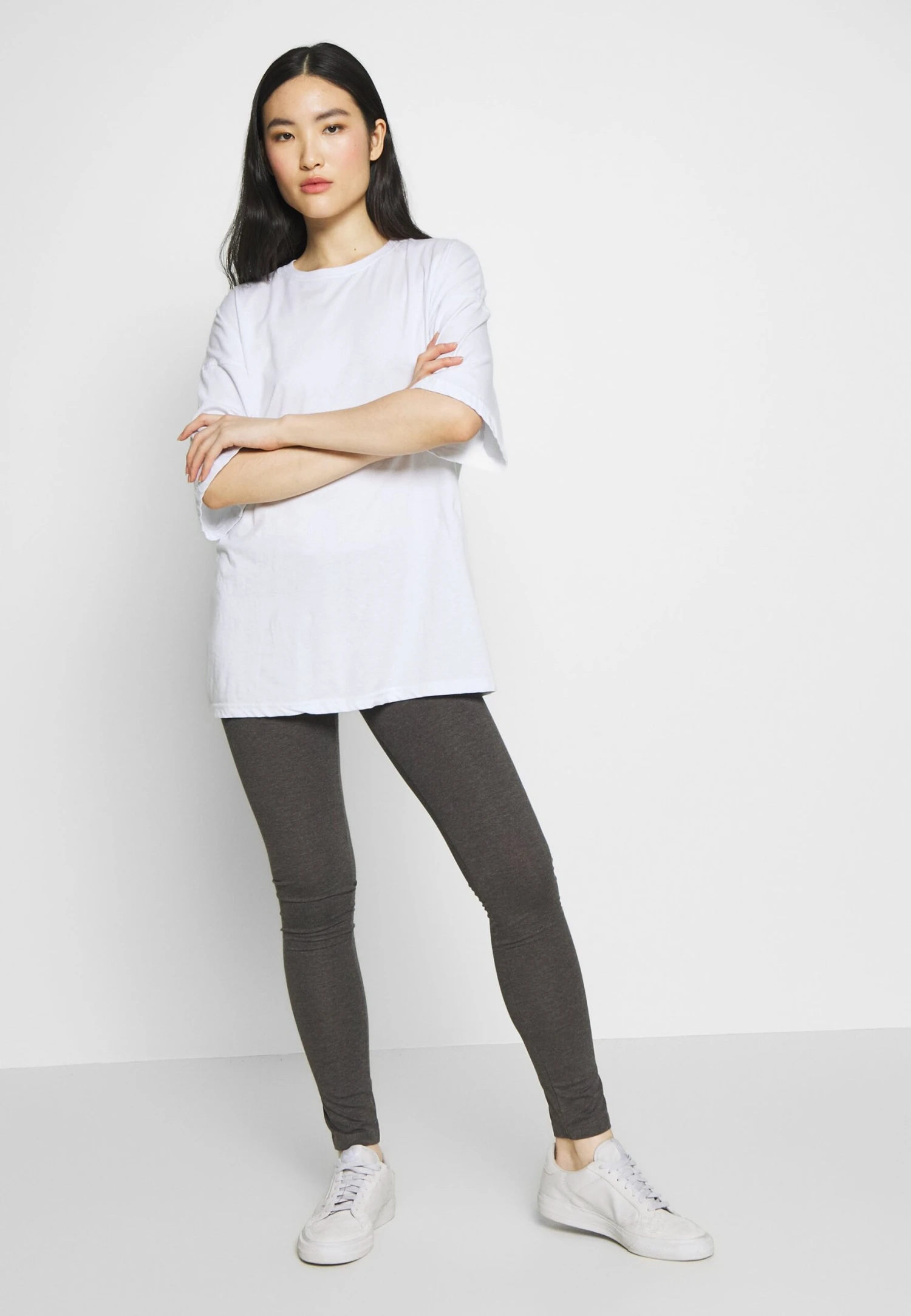 Even&Odd 2 Pack - Legging - Black/Mottled Dark Grey 4 Even&Odd 2 Pack - Legging - Black/Mottled Dark Grey - Afbeelding 2