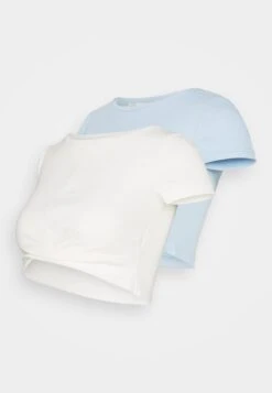 2 Pack - T-Shirt Print - Light Blue 14 2 Pack - T-Shirt Print - Light Blue -Even&Odd 19e0eff4980748ad9cd3be611fd63c5c