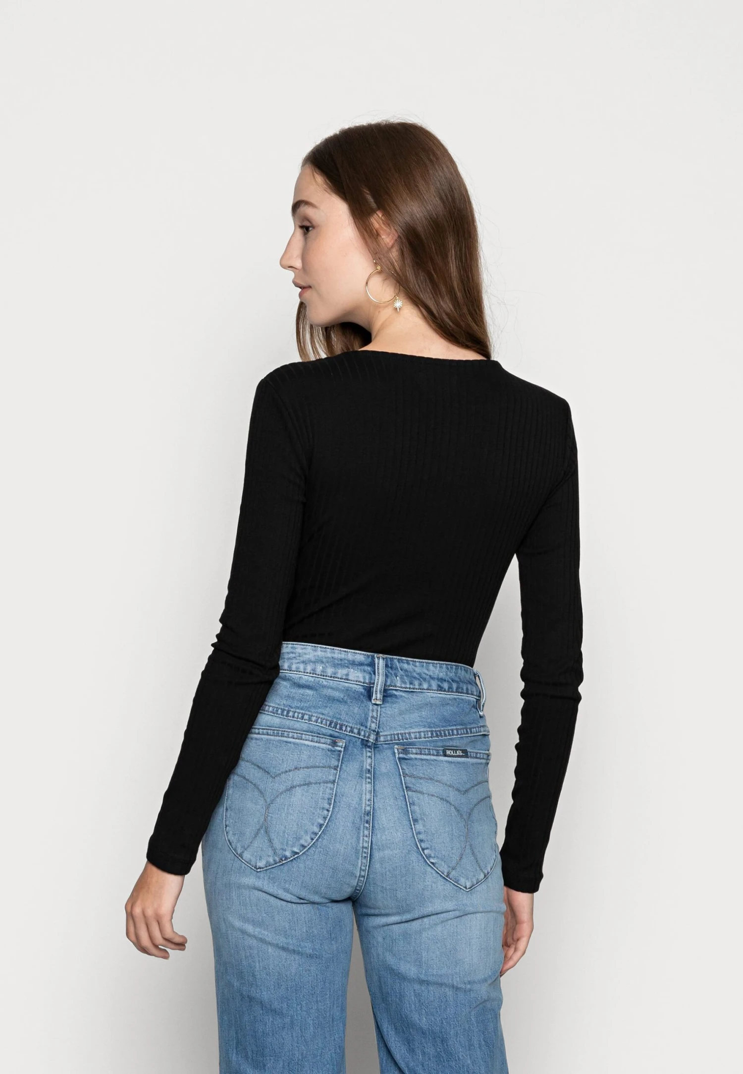 Even&Odd Bodysuit Basic - Longsleeve - Black 5 Even&Odd Bodysuit Basic - Longsleeve - Black - Afbeelding 3