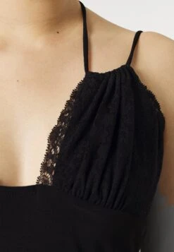 Strappy Lace Insert Open Neckline Mini Bodycon Dress - Cocktailjurk - Black 11 Strappy Lace Insert Open Neckline Mini Bodycon Dress - Cocktailjurk - Black -Even&Odd 2382b38ff9ed4632b08853cac1187bbe