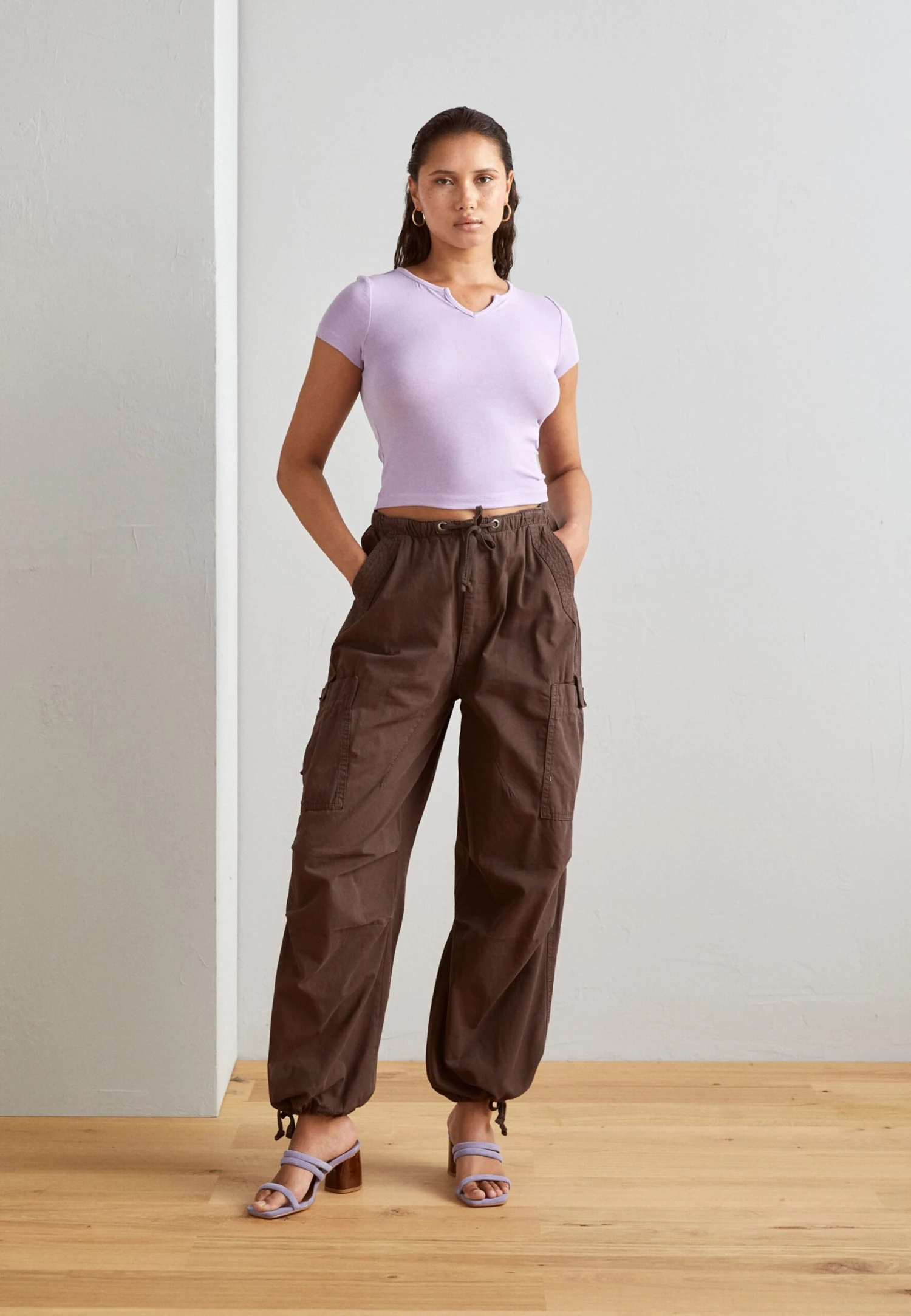 Even&Odd 2 Pack - T-Shirt Basic - Black/Purple 3 Even&Odd 2 Pack - T-Shirt Basic - Black/Purple