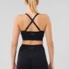 ESSENTIAL QUICK DRY MEDIUM SUPPORT SPORTS BRA WITH ADJUSTABLE CROSS BACK - Sport-bh Met Medium Support - Black 1 ESSENTIAL QUICK DRY MEDIUM SUPPORT SPORTS BRA WITH ADJUSTABLE CROSS BACK - Sport-bh Met Medium Support - Black -Even&Odd 2aa490ea0774433186b5900be699a454