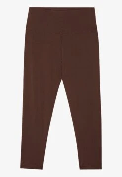 ESSENTIAL QUICK DRY CAPRI HIGH RISE LEGGINGS - Tights - Brown 14 ESSENTIAL QUICK DRY CAPRI HIGH RISE LEGGINGS - Tights - Brown -Even&Odd 2adf14cd8e004553a374bddca331d49a
