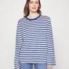 Stripe Tee- Longsleeve - Blue/Light Blue 1 Stripe Tee- Longsleeve - Blue/Light Blue -Even&Odd 2b46b01e81c6474aa3f9036ef8a34aa5