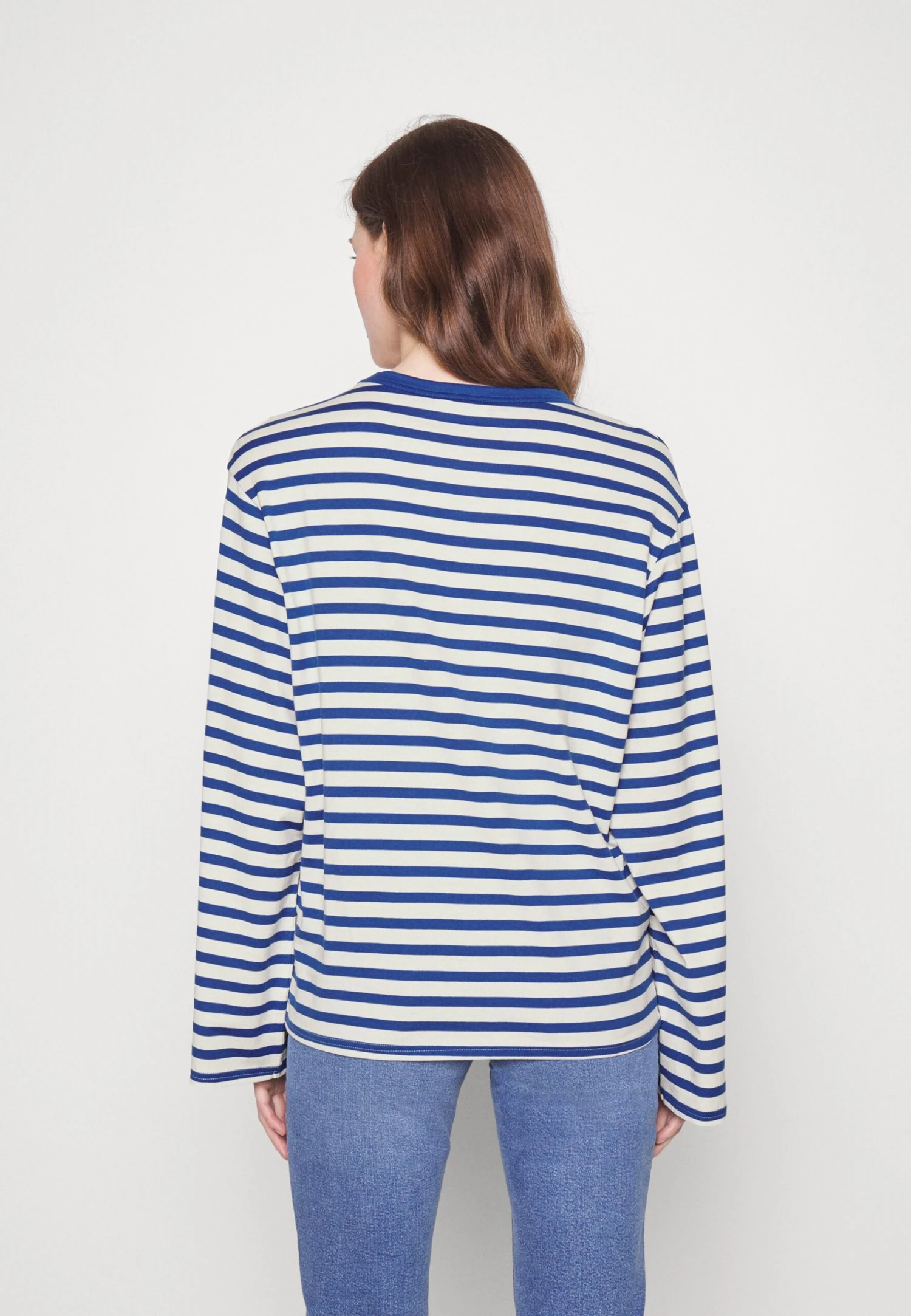 Stripe Tee- Longsleeve - Blue/Light Blue 8 Stripe Tee- Longsleeve - Blue/Light Blue - Afbeelding 6