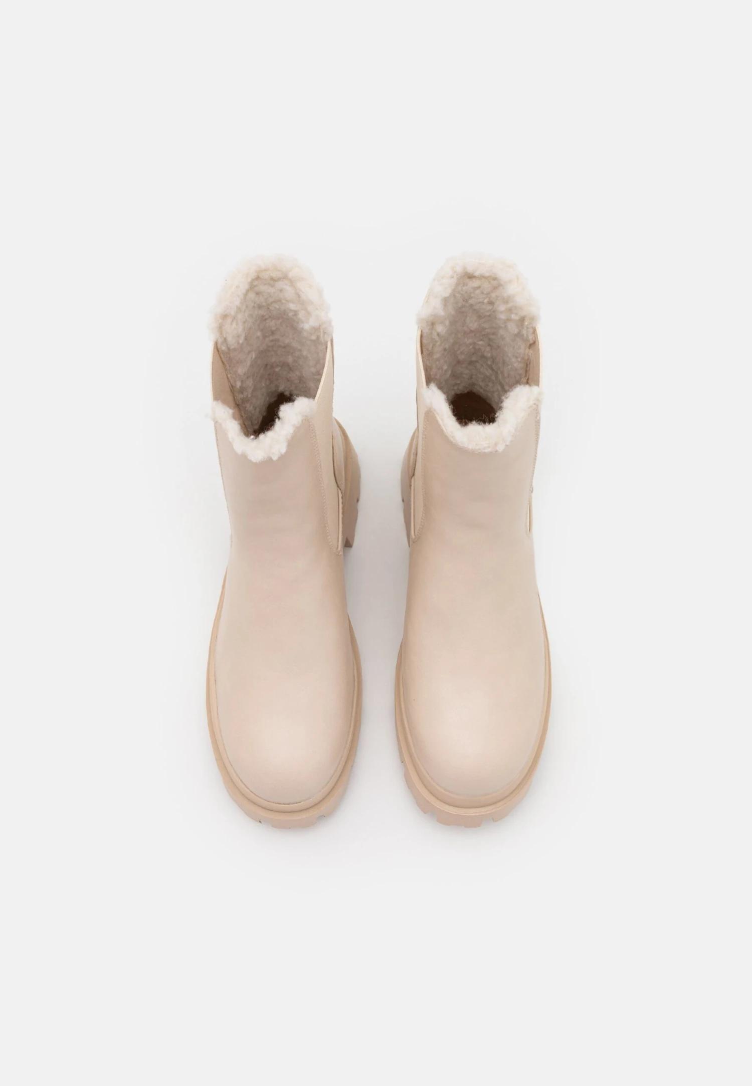 Winter Boot - Enkellaarsjes Met Plateauzool - Beige 8 Winter Boot - Enkellaarsjes Met Plateauzool - Beige - Afbeelding 6