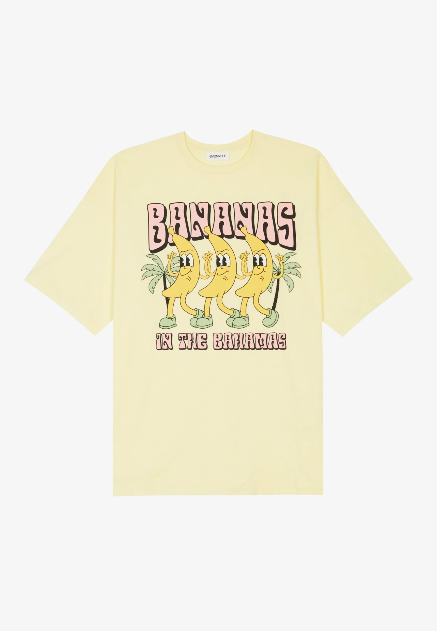 Even&Odd T-Shirt Print - Light Yellow 6 Even&Odd T-Shirt Print - Light Yellow - Afbeelding 4