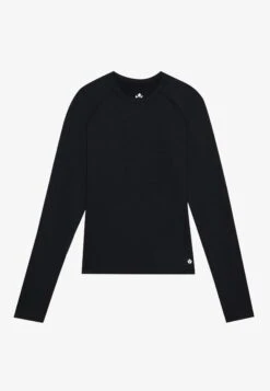 QUICK DRY HIGH NECK LONG SLEEVE TOP WITH THUMB HOLES - Longsleeve - Black 11 QUICK DRY HIGH NECK LONG SLEEVE TOP WITH THUMB HOLES - Longsleeve - Black -Even&Odd 315cdc2b16fb480bb98ade3e1148ac60