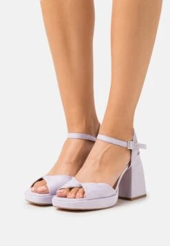 Even&Odd 13 Sandalen Met Plateauzool - Lilac