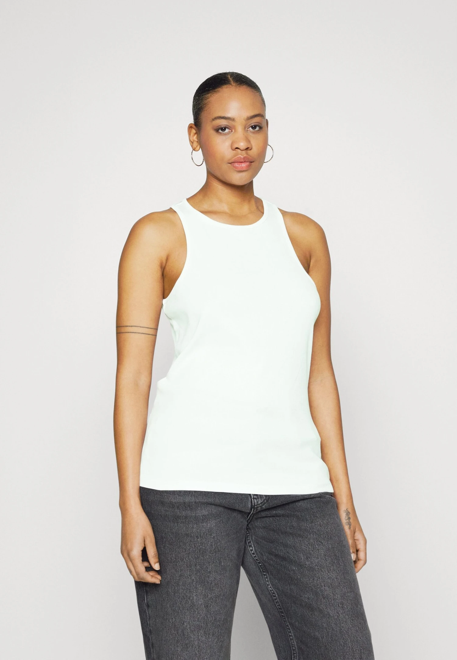 2 Pack - Top - White/ Brown 4 2 Pack - Top - White/ Brown - Afbeelding 2