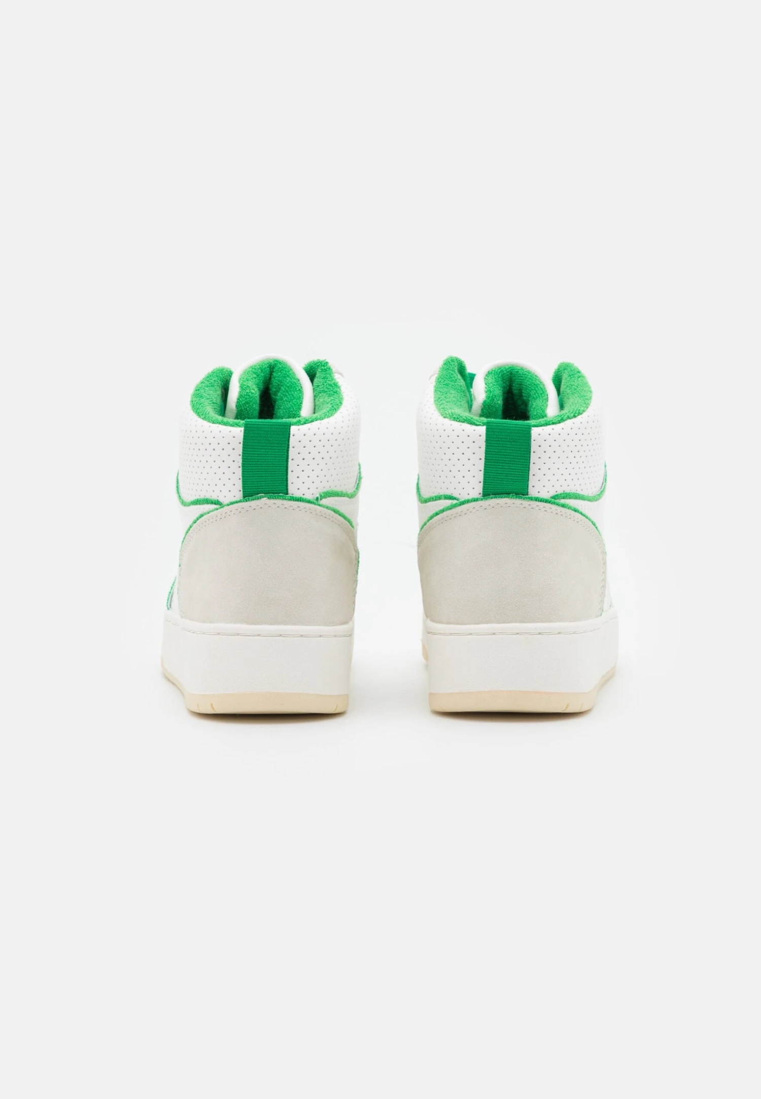 Even&Odd Sneakers Hoog - White/Green 6 Even&Odd Sneakers Hoog - White/Green - Afbeelding 4