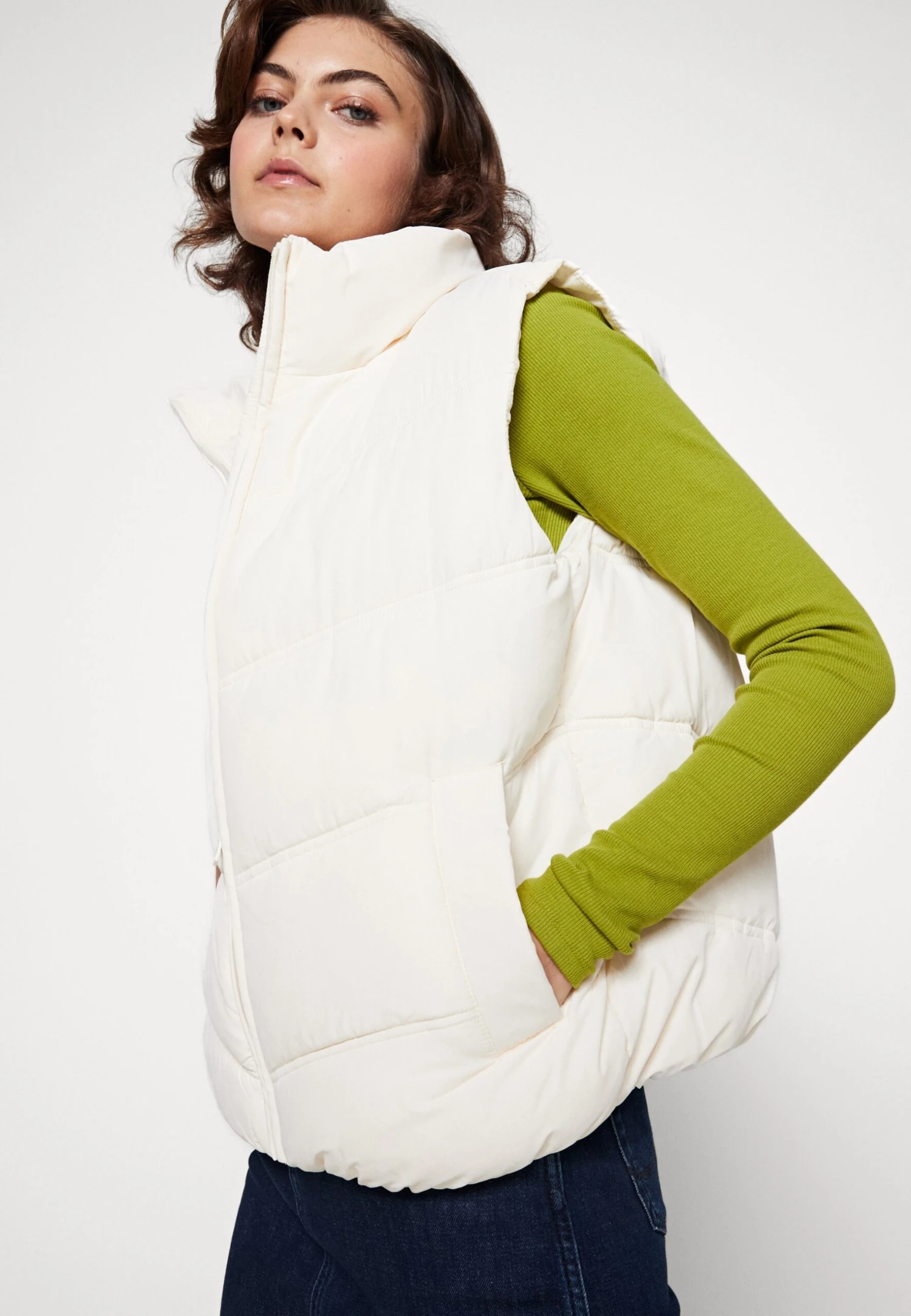 Even&Odd Bodywarmer - Off-White 6 Even&Odd Bodywarmer - Off-White - Afbeelding 4