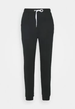 Even&Odd Regular Fit Jogger With Contrast - Trainingsbroek - Black -Even&Odd 3814cbe48d4d428994690f7437bcdf0f