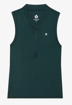SLEEVELESS TENNIS TOP WITH 1/2 ZIP & BACK CUT OUT - Top - Dark Blue 15 SLEEVELESS TENNIS TOP WITH 1/2 ZIP & BACK CUT OUT - Top - Dark Blue -Even&Odd 3989f28e403a459d9a2e016fb8a23593 1