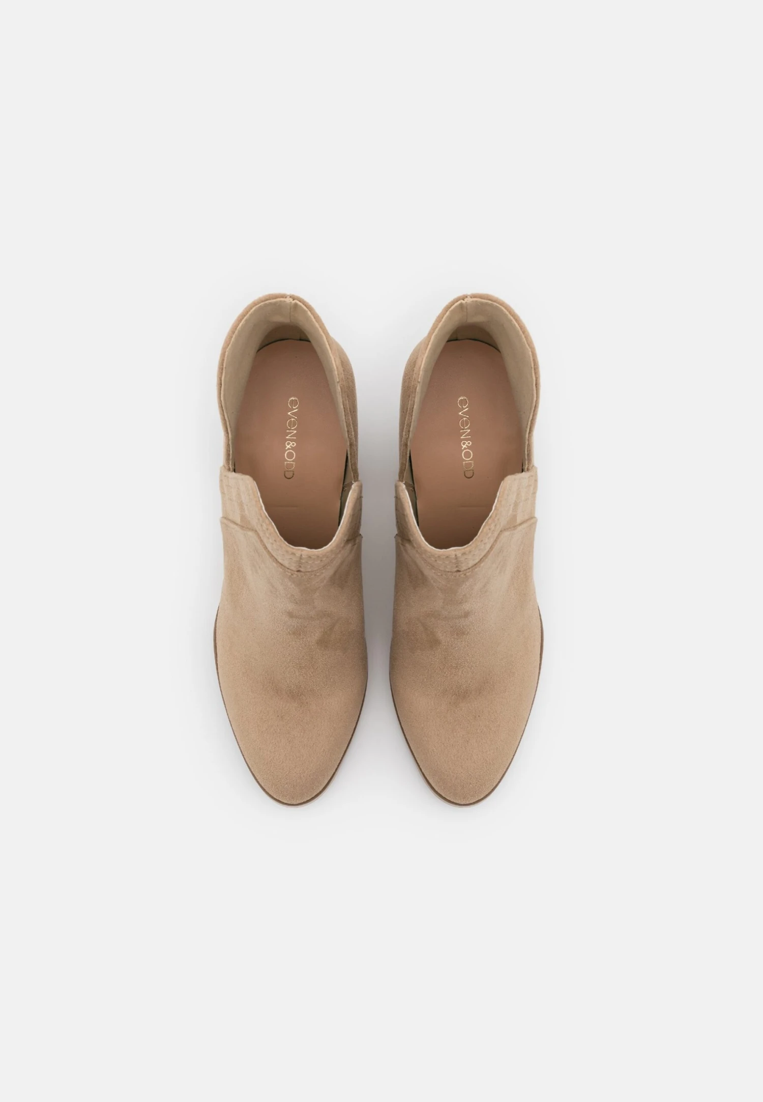 Enkellaarsjes Met Hoge Hak - Beige 8 Enkellaarsjes Met Hoge Hak - Beige - Afbeelding 6