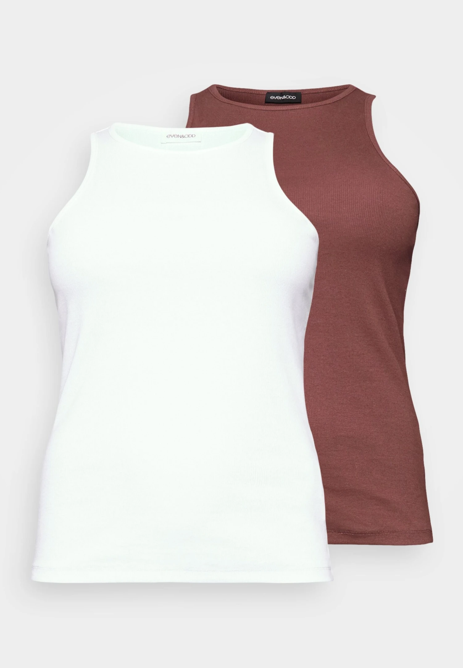 2 Pack - Top - White/ Brown 7 2 Pack - Top - White/ Brown - Afbeelding 5