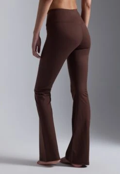 ESSENTIAL HIGH RISE FLARED - Tights - Dark Brown 10 ESSENTIAL HIGH RISE FLARED - Tights - Dark Brown -Even&Odd 3a98f36ed1eb47f7a77148b989cff1d9