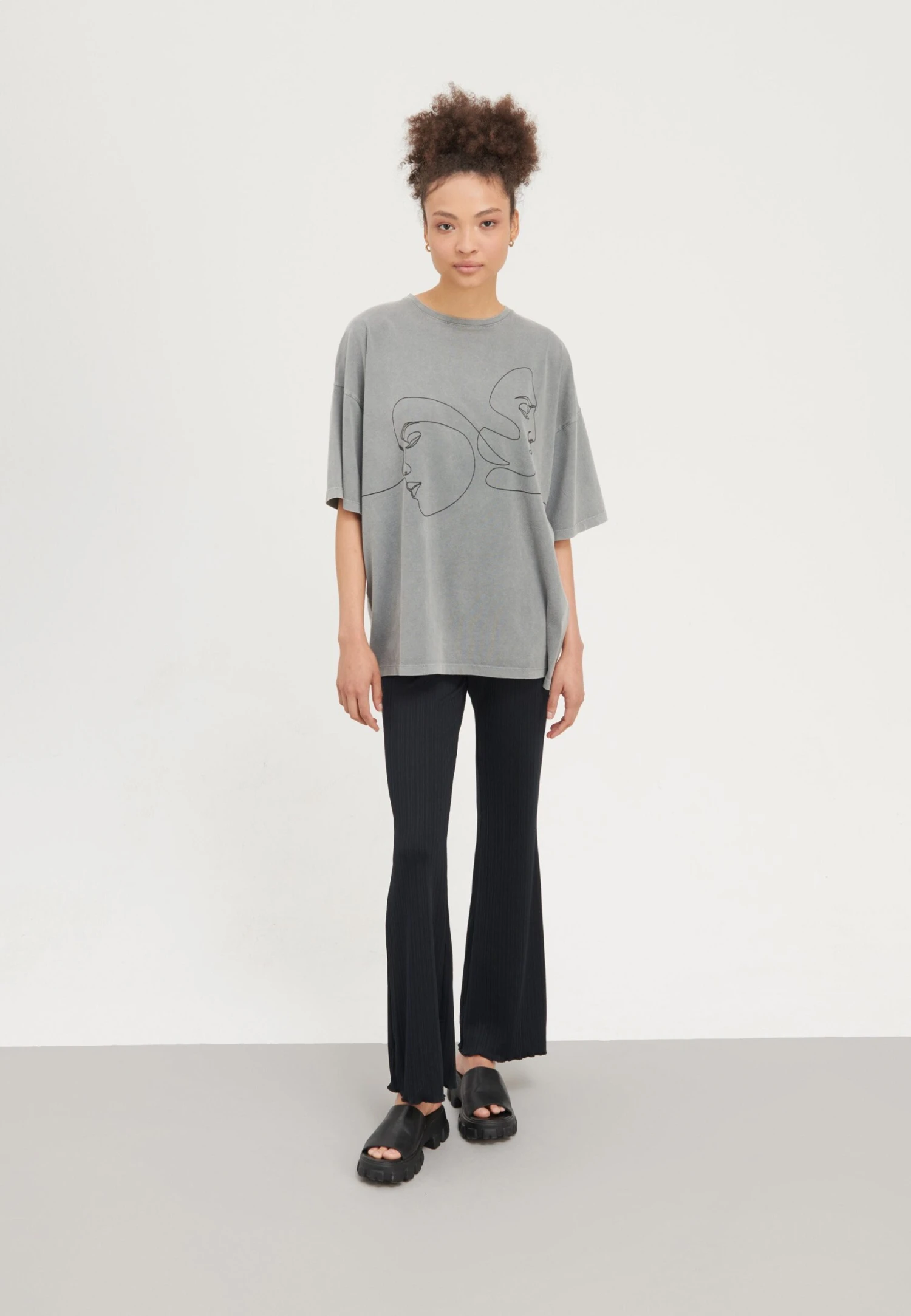 Even&Odd T-Shirt Print - Grey 4 Even&Odd T-Shirt Print - Grey - Afbeelding 2