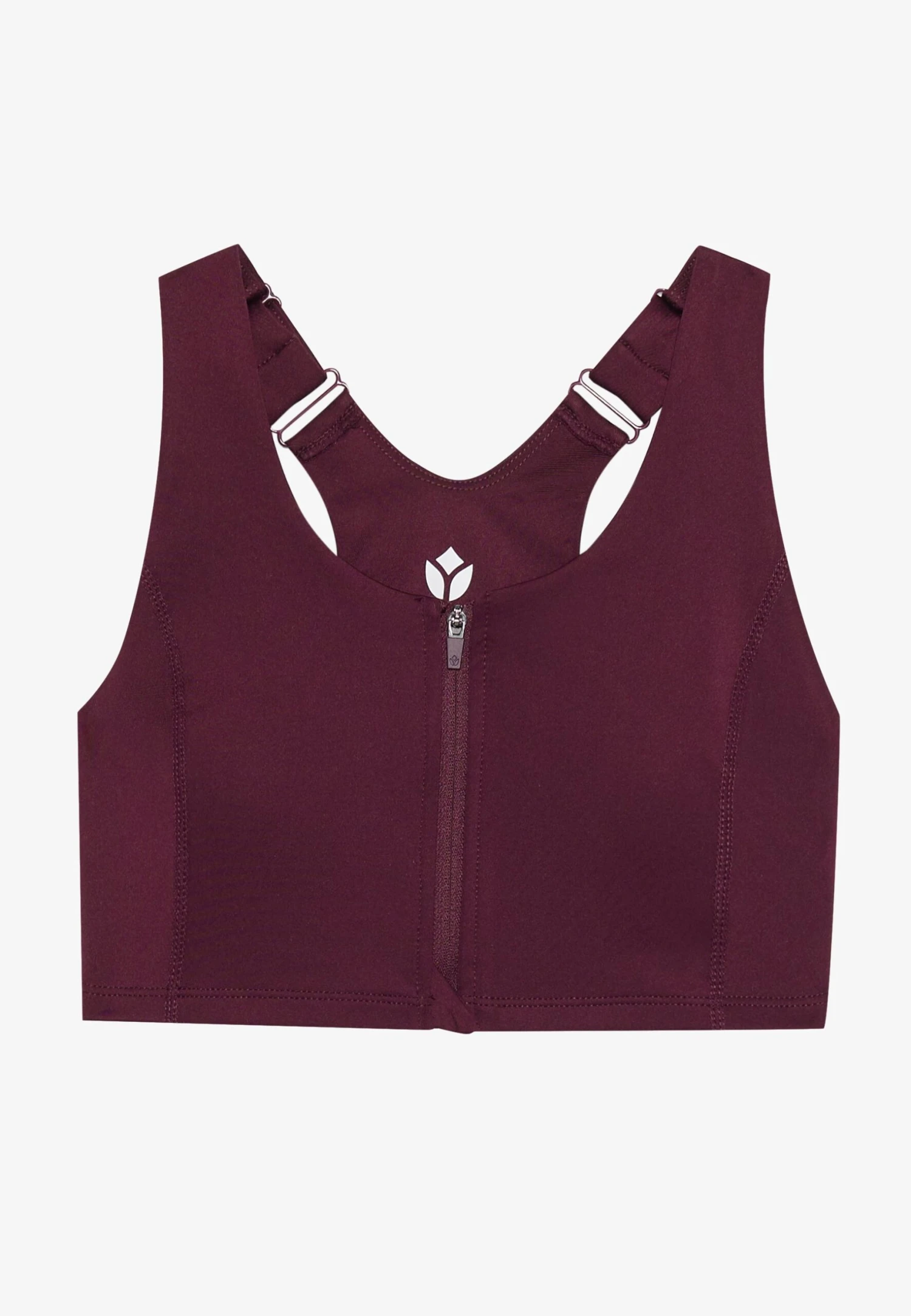 MEDIUM SUPPORT BRA WITH ZIP UP FRONT & ADJUSTABLE STRAPS - Sport-bh Met Medium Support - Blue 8 MEDIUM SUPPORT BRA WITH ZIP UP FRONT & ADJUSTABLE STRAPS - Sport-bh Met Medium Support - Blue - Afbeelding 6