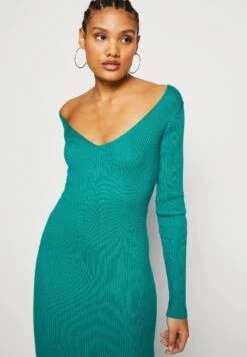 Even&Odd V Ausschnitt Midi Bodycon Strickkleid - Etui-Jurk - Green 11 Even&Odd V Ausschnitt Midi Bodycon Strickkleid - Etui-Jurk - Green -Even&Odd 41d4a7fb0b9c45aabe5b05c724042bd2