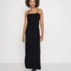Even&Odd Maxi Dress Tiered Skirt- Maxi-Jurk - Black