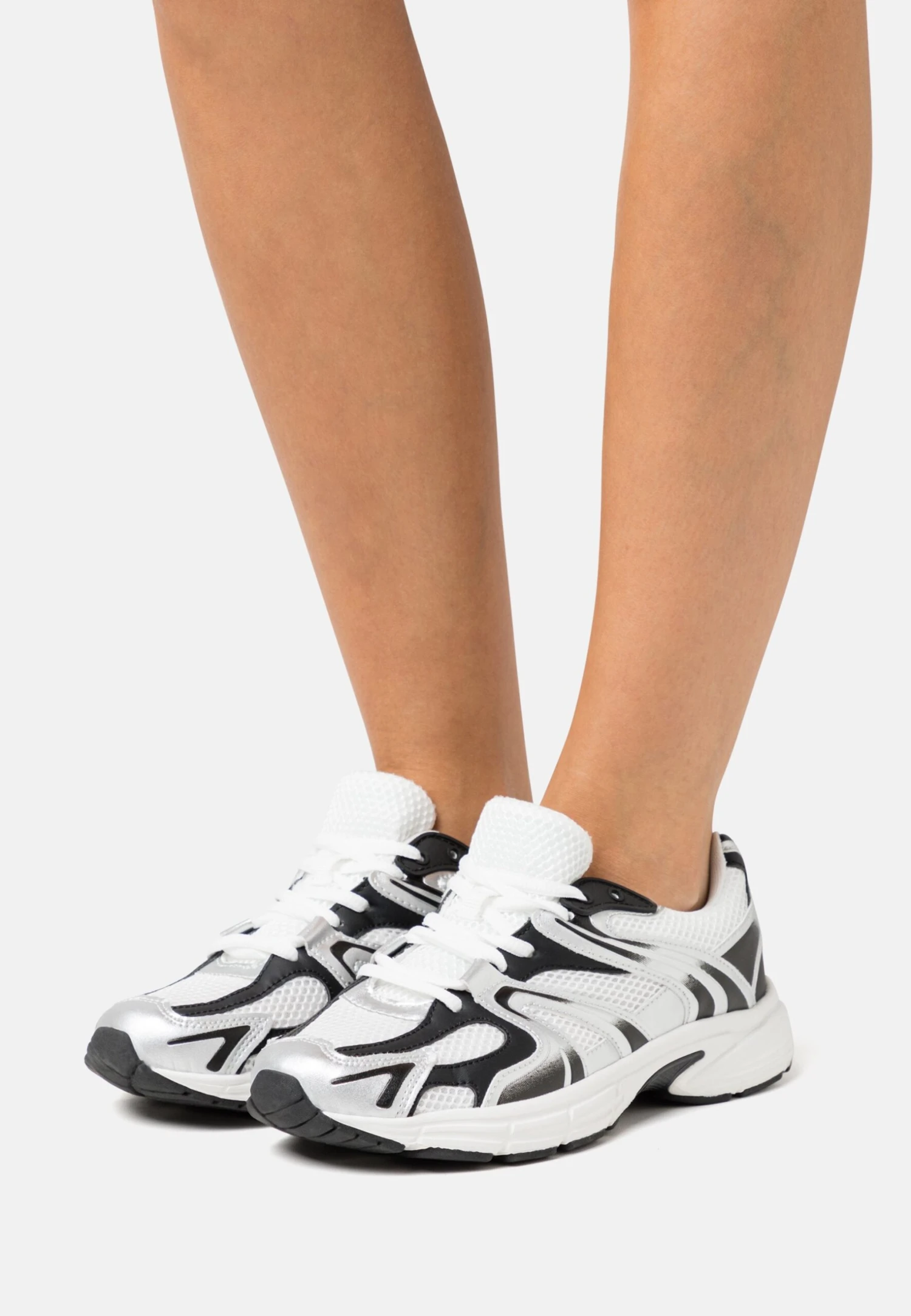 Even&Odd Sneakers Laag - Black/Silver 3 Even&Odd Sneakers Laag - Black/Silver