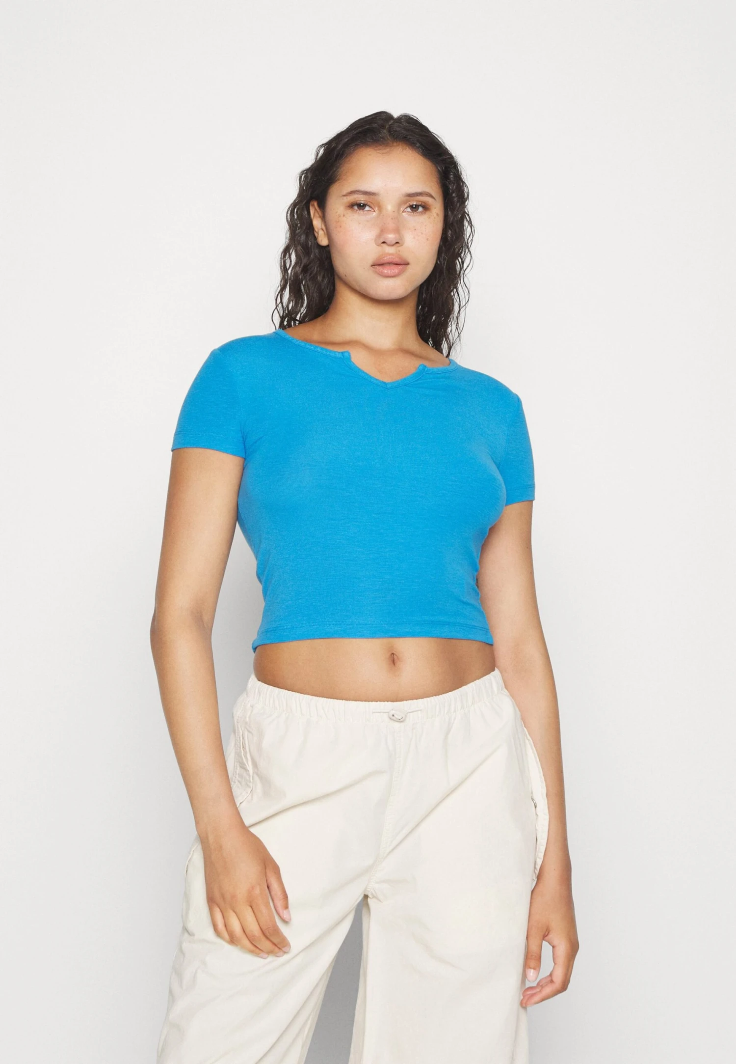 Even&Odd 2 Pack - T-Shirt Basic - Blue/White 7 Even&Odd 2 Pack - T-Shirt Basic - Blue/White - Afbeelding 5