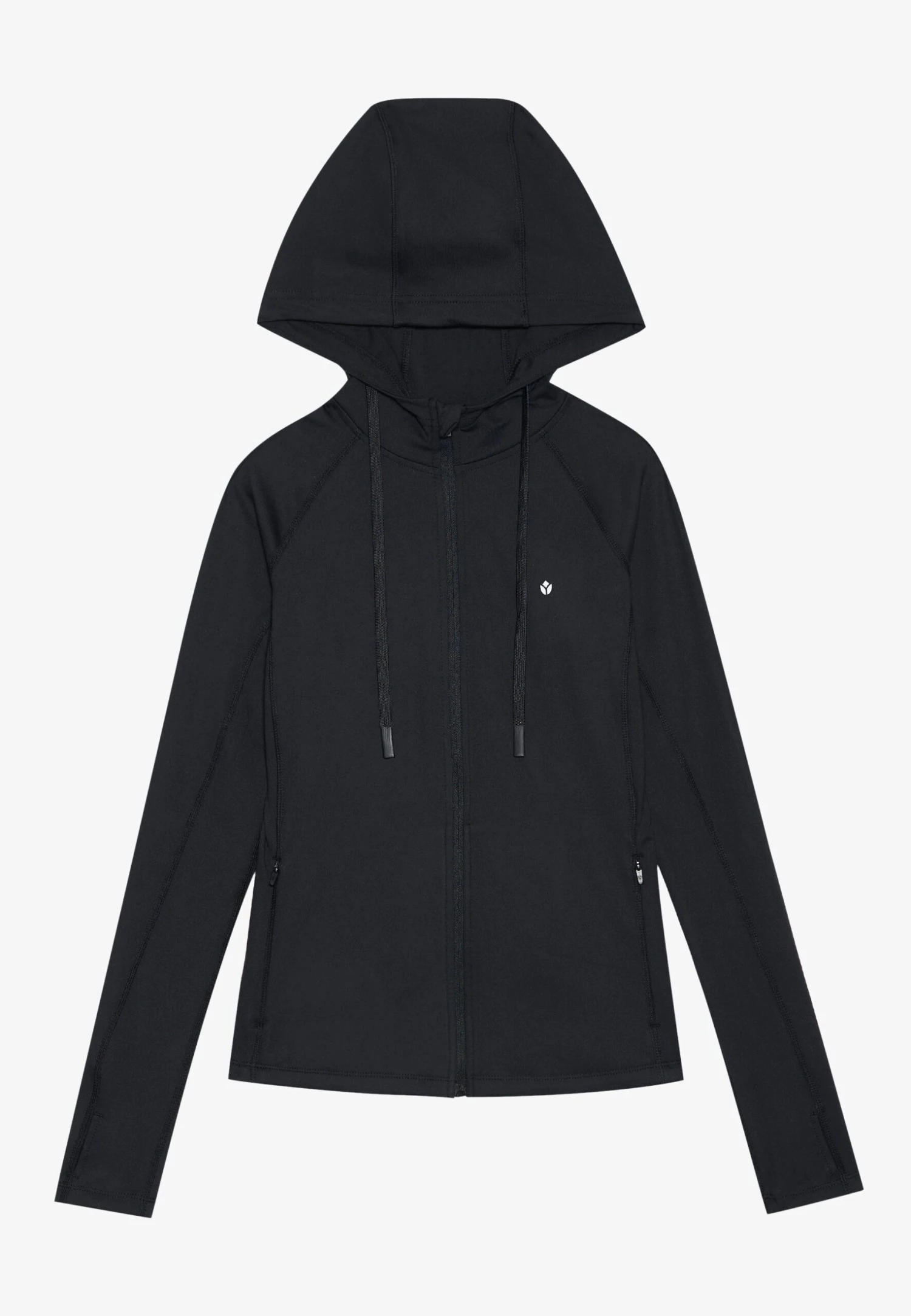 ZIP UP SPORTS SWEAT WITH HOOD - Sweater Met Rits - Mottled Light Grey 9 ZIP UP SPORTS SWEAT WITH HOOD - Sweater Met Rits - Mottled Light Grey - Afbeelding 7