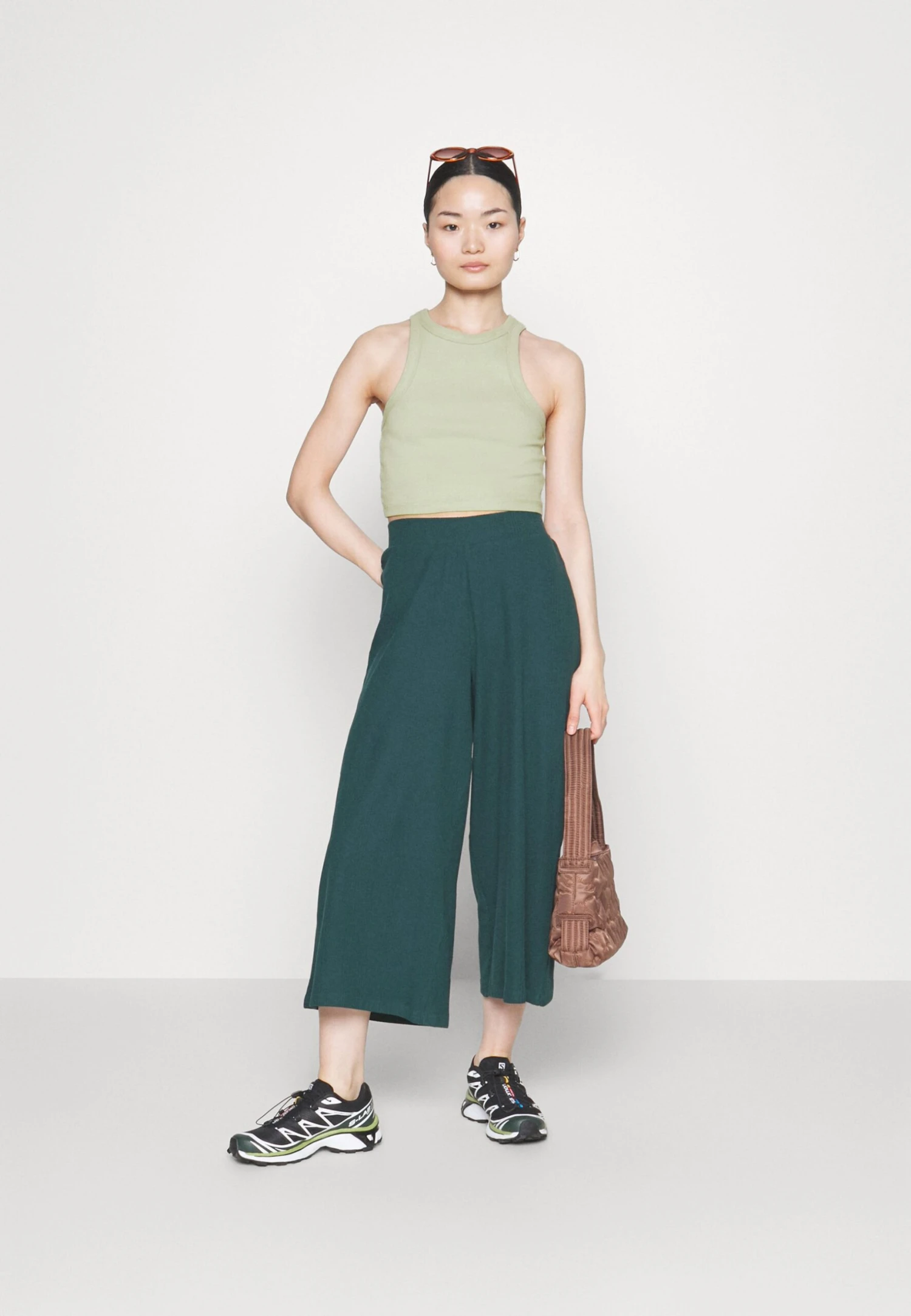 3 Pack - Top - Beige/Green/Black 3 3 Pack - Top - Beige/Green/Black