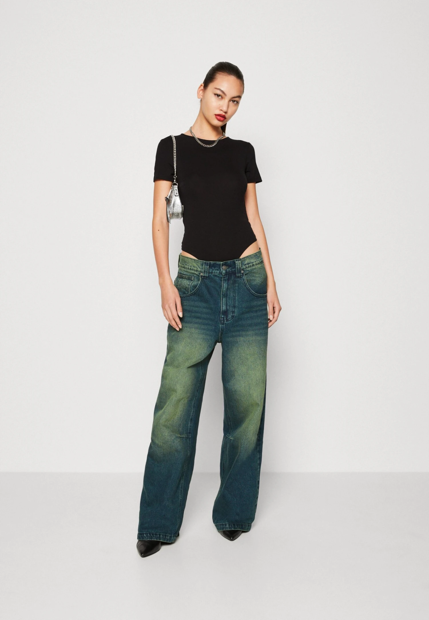 Even&Odd 2 Pack - T-Shirt Basic - Black/Taupe 3 Even&Odd 2 Pack - T-Shirt Basic - Black/Taupe