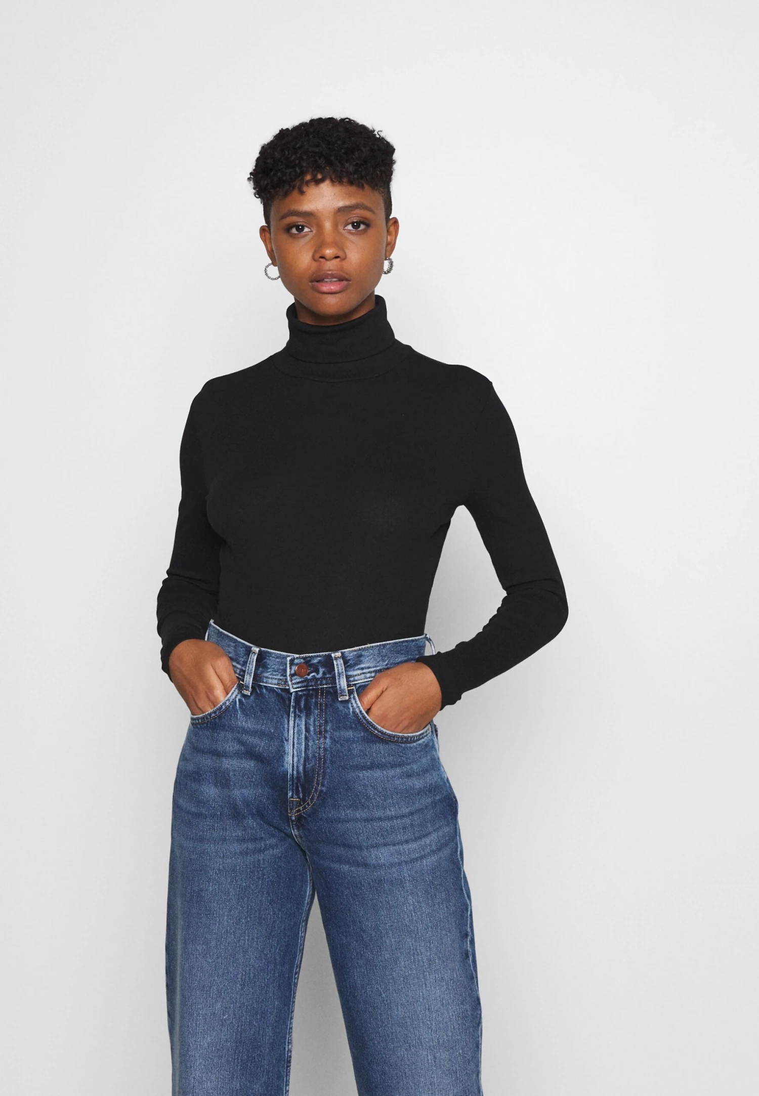 Even&Odd 2 Pack - Longsleeve - Black/Grey 4 Even&Odd 2 Pack - Longsleeve - Black/Grey - Afbeelding 2