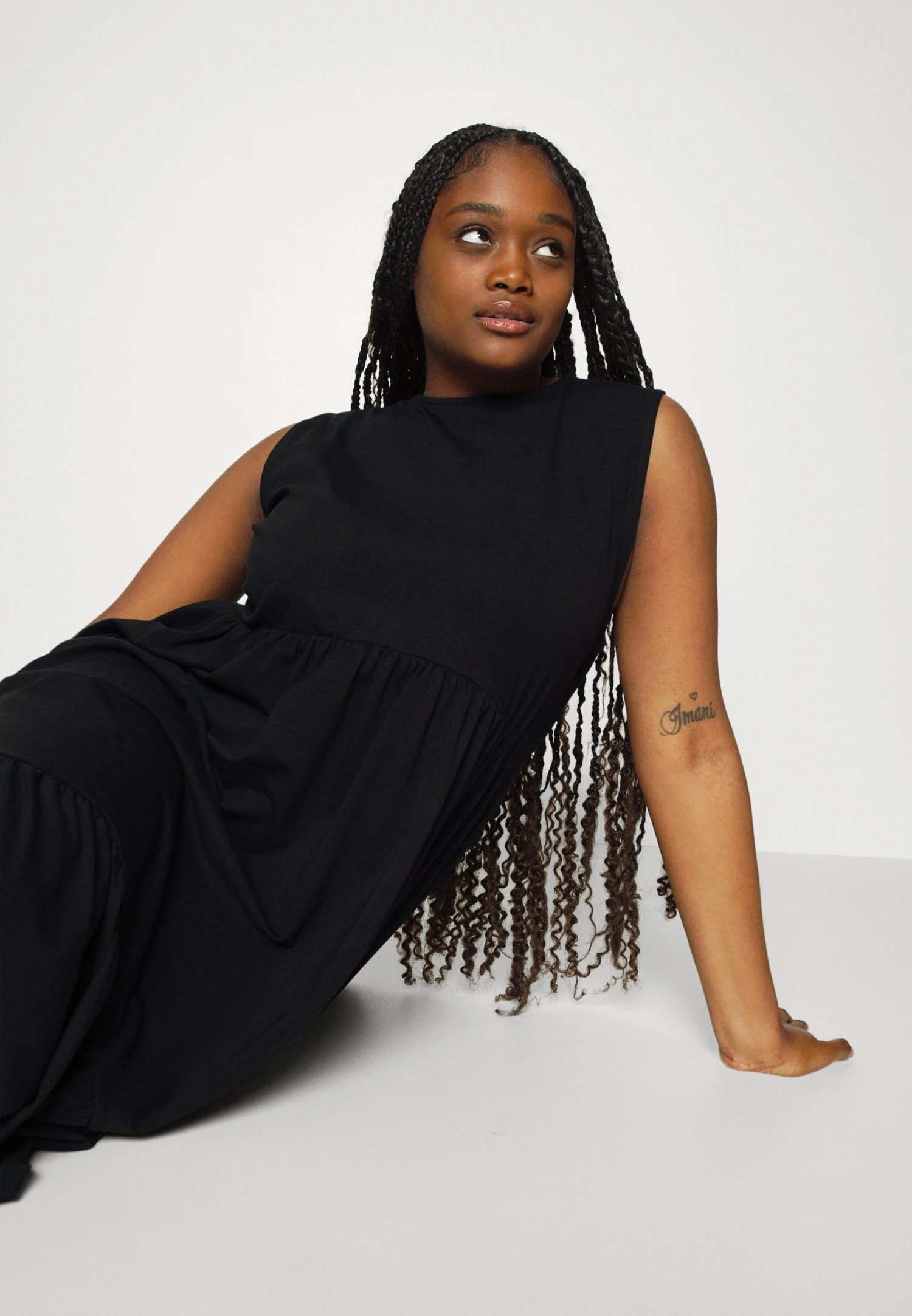 Sleeveless Dress- Jurk - Black 6 Sleeveless Dress- Jurk - Black - Afbeelding 4