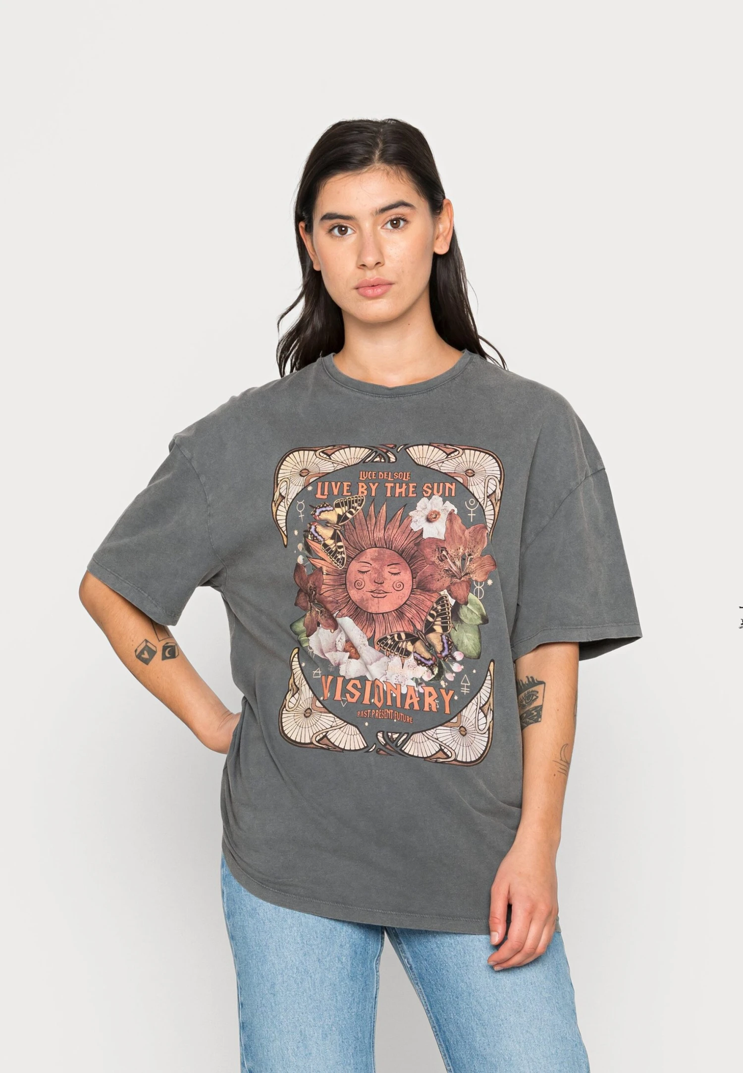 Even&Odd T-Shirt Print -Black 3 Even&Odd T-Shirt Print -Black