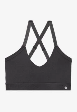 ESSENTIAL QUICK DRY MEDIUM SUPPORT SPORTS BRA WITH ADJUSTABLE CROSS BACK - Sport-bh Met Medium Support - Black 16 ESSENTIAL QUICK DRY MEDIUM SUPPORT SPORTS BRA WITH ADJUSTABLE CROSS BACK - Sport-bh Met Medium Support - Black -Even&Odd 5176ab686cb4448394dfd10705a5a70c