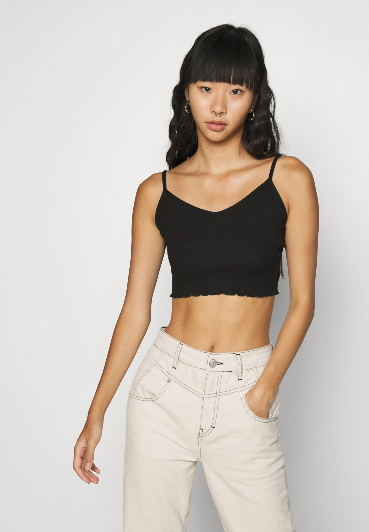 Even&Odd 2 Pack - Top - Black/Light Grey 4 Even&Odd 2 Pack - Top - Black/Light Grey - Afbeelding 2