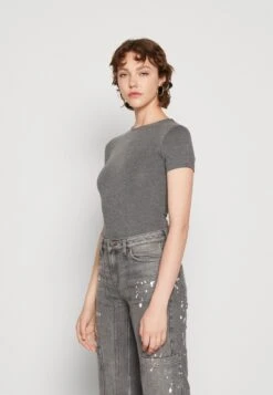 Even&Odd 2 Pack - T-Shirt Basic - Blue/Mottled Dark Grey 12 Even&Odd 2 Pack - T-Shirt Basic - Blue/Mottled Dark Grey -Even&Odd 561f8c8decad441fb41af14208174756