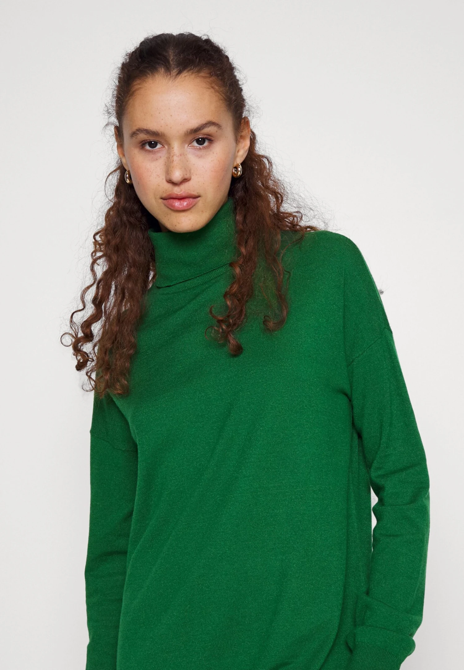 Even&Odd Rollkragen Basic Maxi Strickkleid - Maxi-Jurk -Green 6 Even&Odd Rollkragen Basic Maxi Strickkleid - Maxi-Jurk -Green - Afbeelding 4