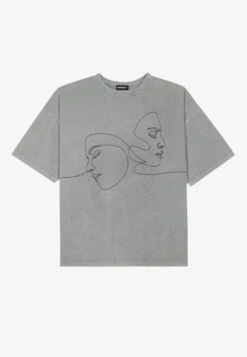 Even&Odd T-Shirt Print - Grey 10 Even&Odd T-Shirt Print - Grey -Even&Odd 5c5e2b4fdb4e40c3b36fa24ce58bf835
